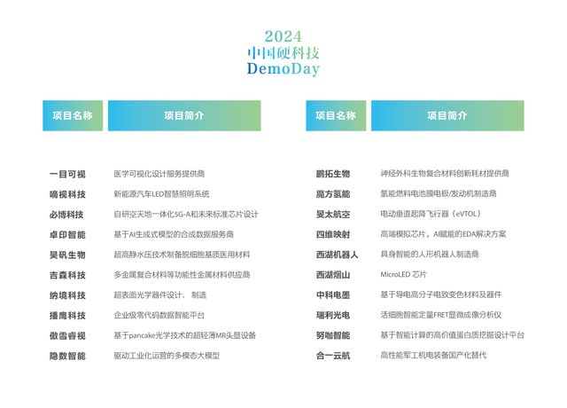 20个硬科技项目100+家投资机构(图3)