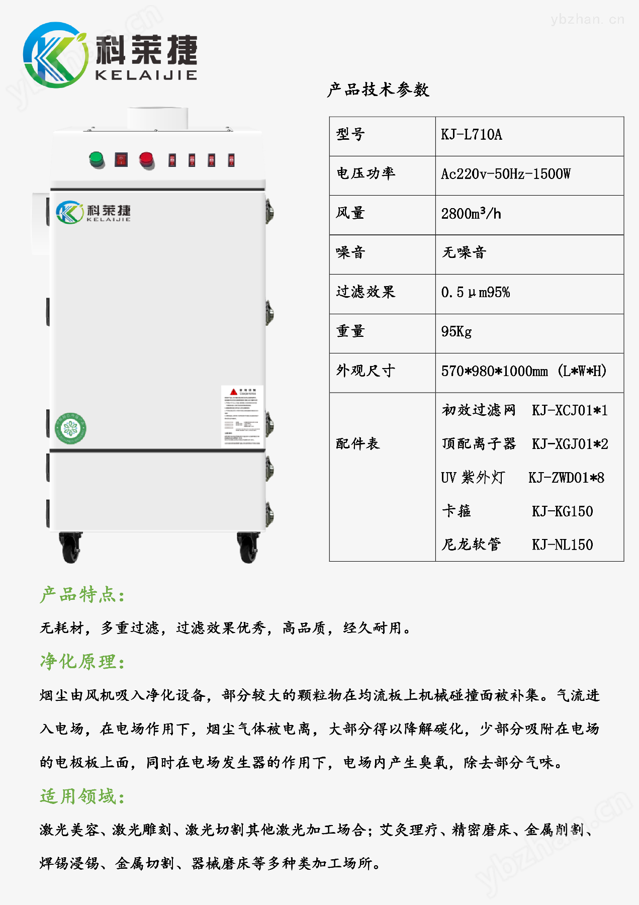 激光切割亚克力布料净化器刻字膜打标除烟机(图2)